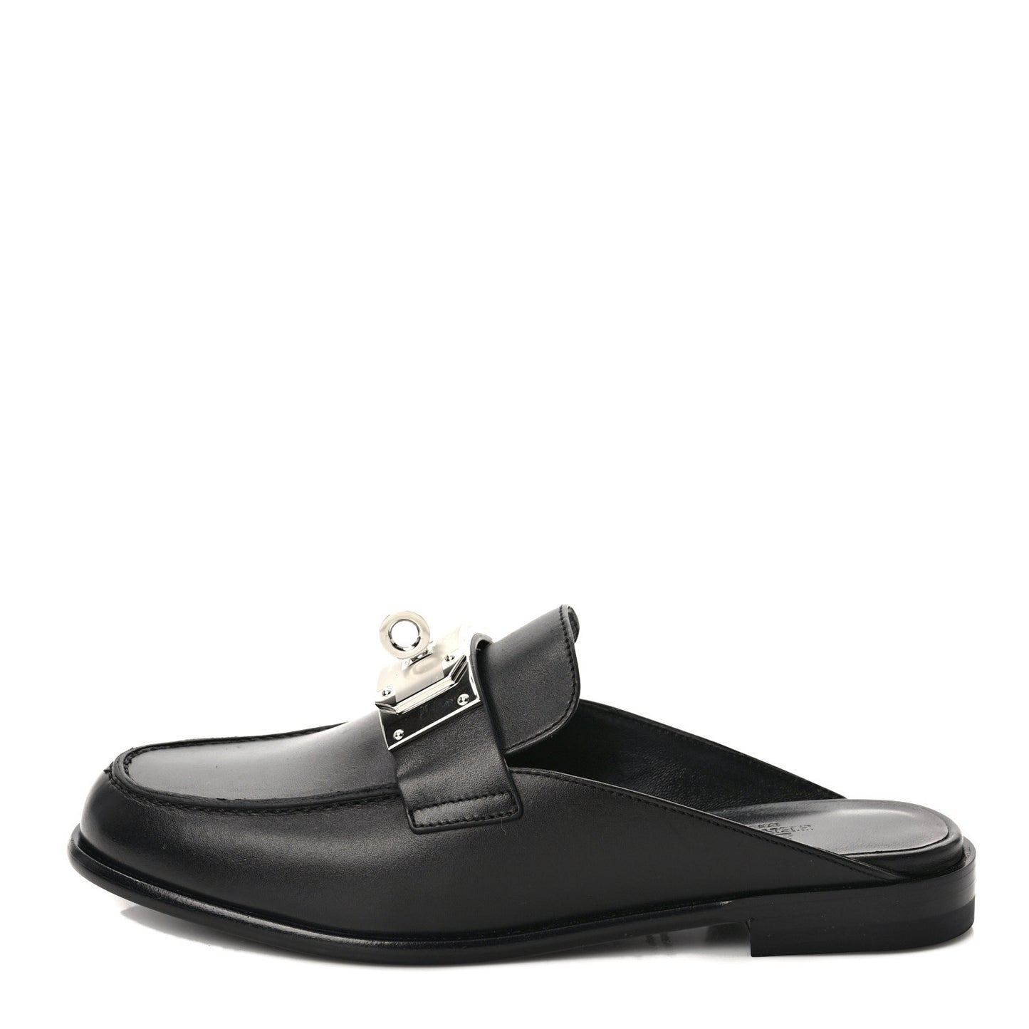 Calfskin Iota Mules 38.5 Black
