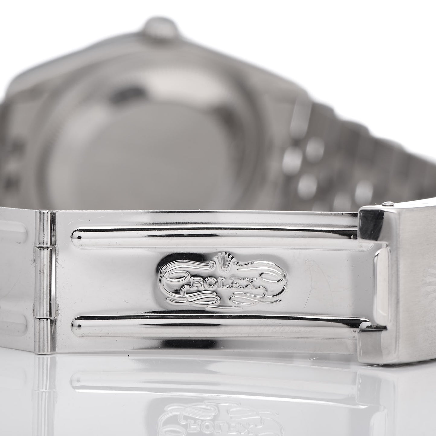 Stainless Steel 18K White Gold 36mm Oyster Perpetual Datejust Watch Silver 16234