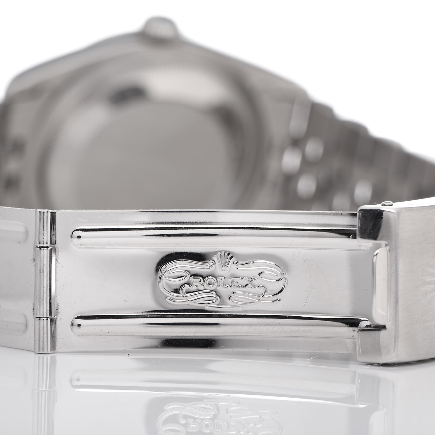 Rolex Stainless Steel 18K White Gold 36mm Oyster Perpetual Datejust Watch Silver 16234 6 of 7