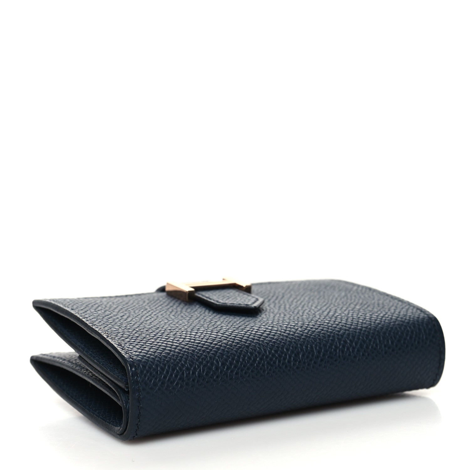 Hermes Epsom Mini Bearn Wallet Bleu Indigo 4 of 10