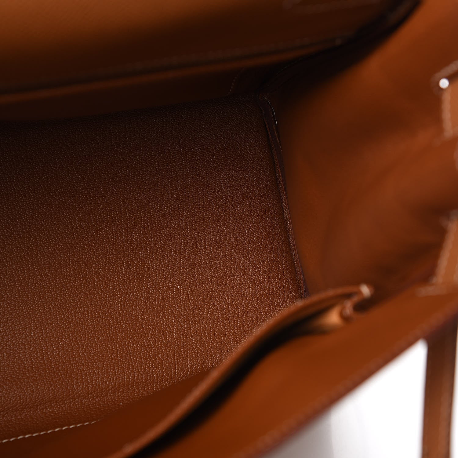 Hermes Courchevel Kelly Retourne 35 Gold 8 of 43
