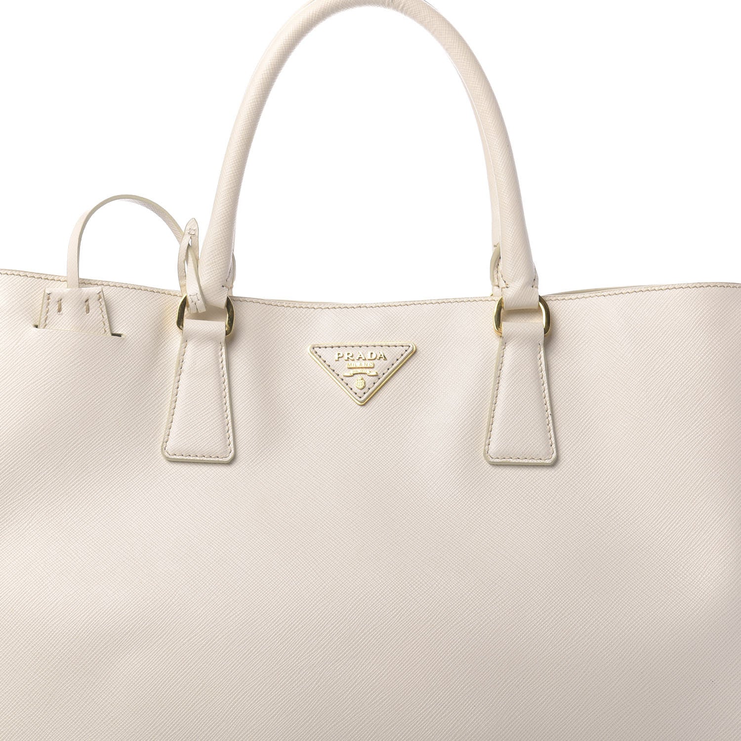 Prada Saffiano Lux Large Tote Talco 9 of 14