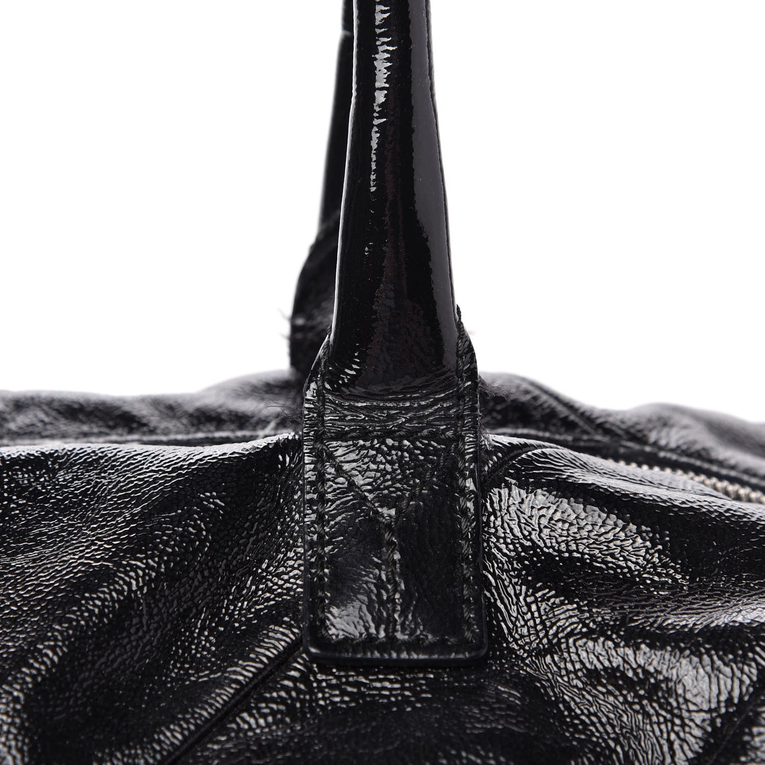 Saint Laurent Textured Patent Medium Easy Y Bag Black 14 of 16