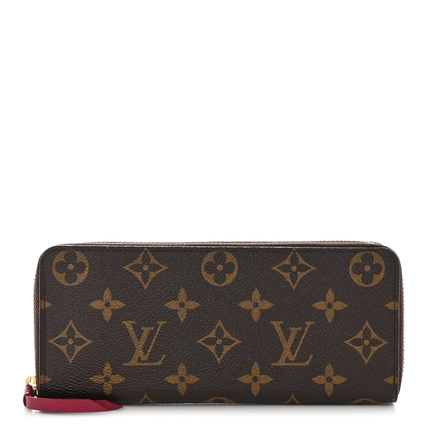 Monogram Clemence Wallet Fuchsia