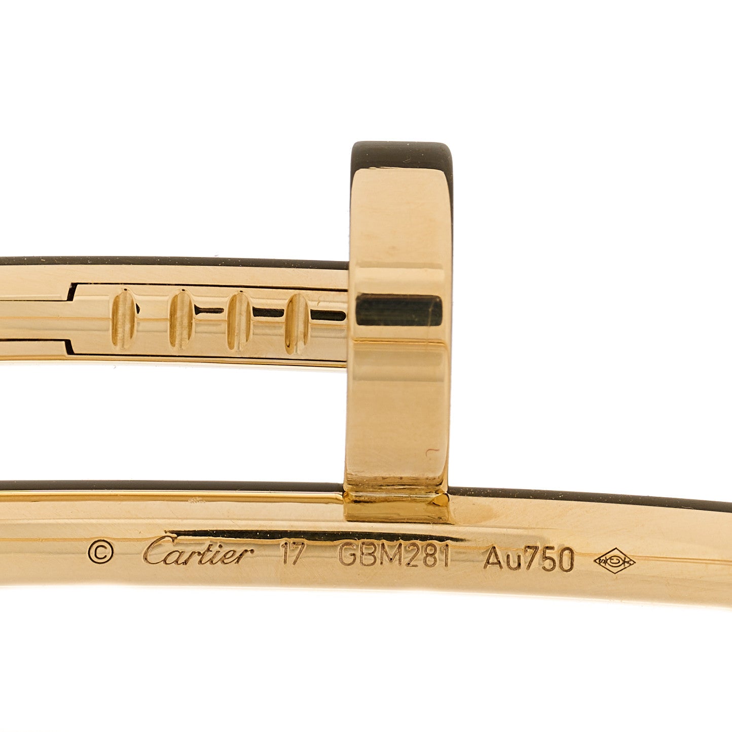 18K Yellow Gold Juste Un Clou Bracelet 17