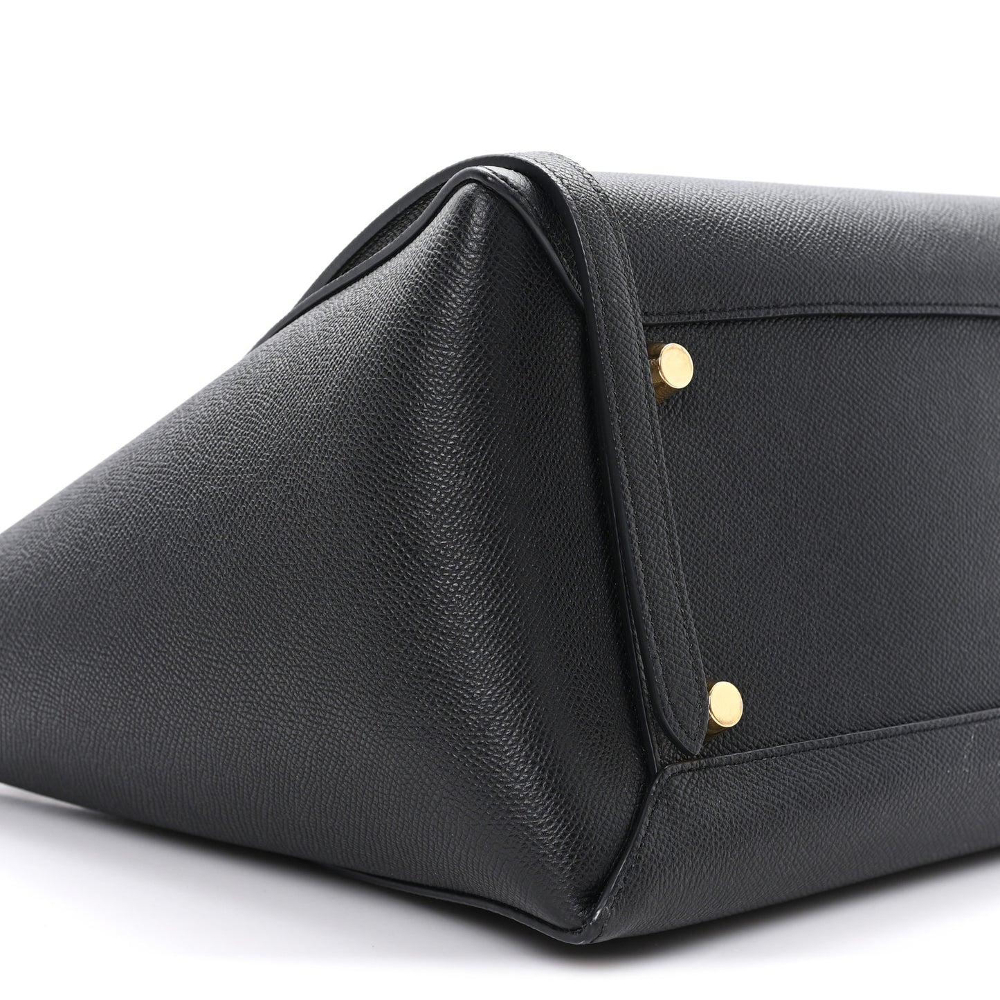 Grained Calfskin Mini Belt Bag Black