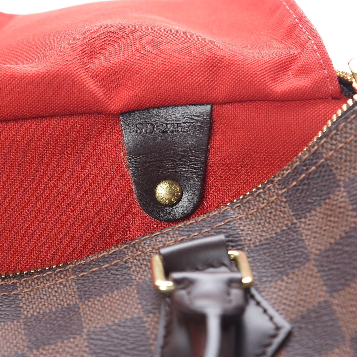 Louis Vuitton Damier Ebene Speedy Bandouliere 30 7 of 9