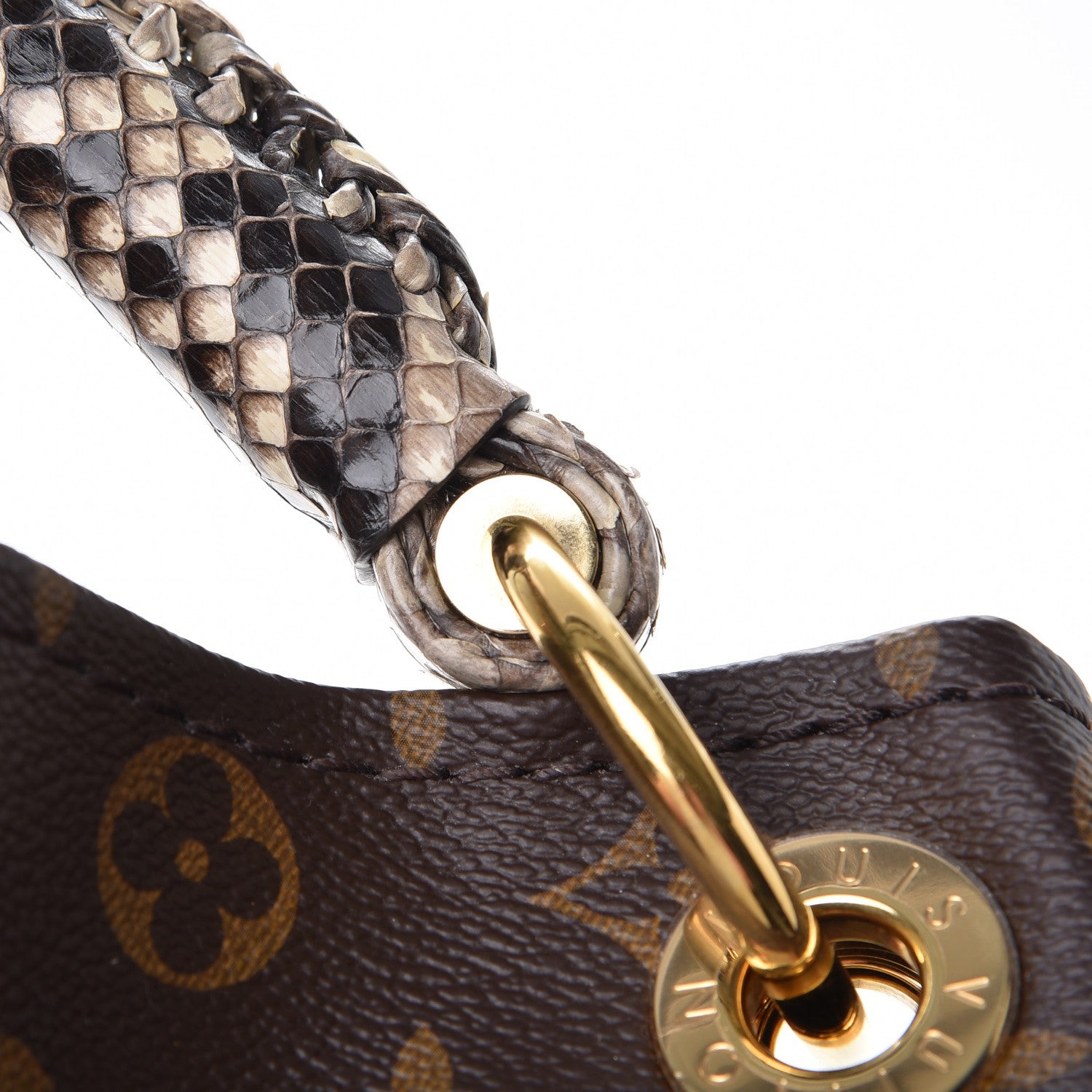 Louis Vuitton Snakeskin Monogram Artsy MM 9 of 9
