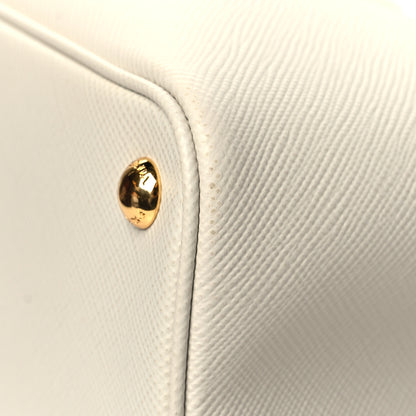 Prada Saffiano Cuir Medium Double Bag Talco Lacca 12 of 12