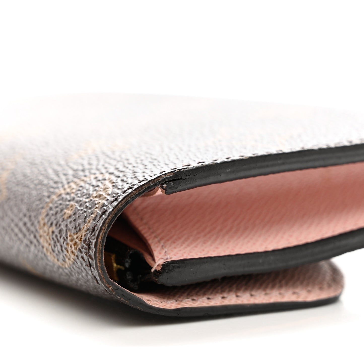 Monogram Emilie Wallet Rose Ballerine