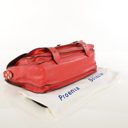 Proenza Schouler Calfskin Medium Double Sided PS1 Satchel Poppy Chianti 4 of 11