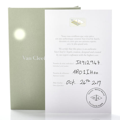 Van Cleef & Arpels 18K Yellow Gold Vintage Alhambra Earrings 5 of 6