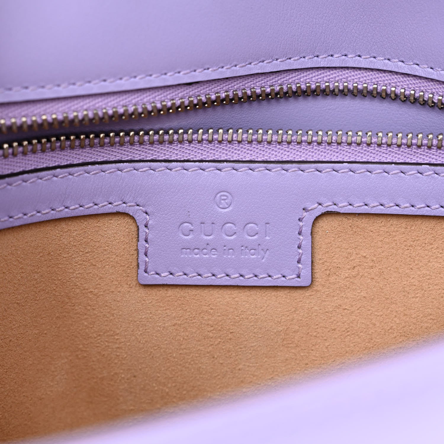 Gucci Calfskin Matelasse Small GG Marmont Shoulder Bag Lapis 6 of 10