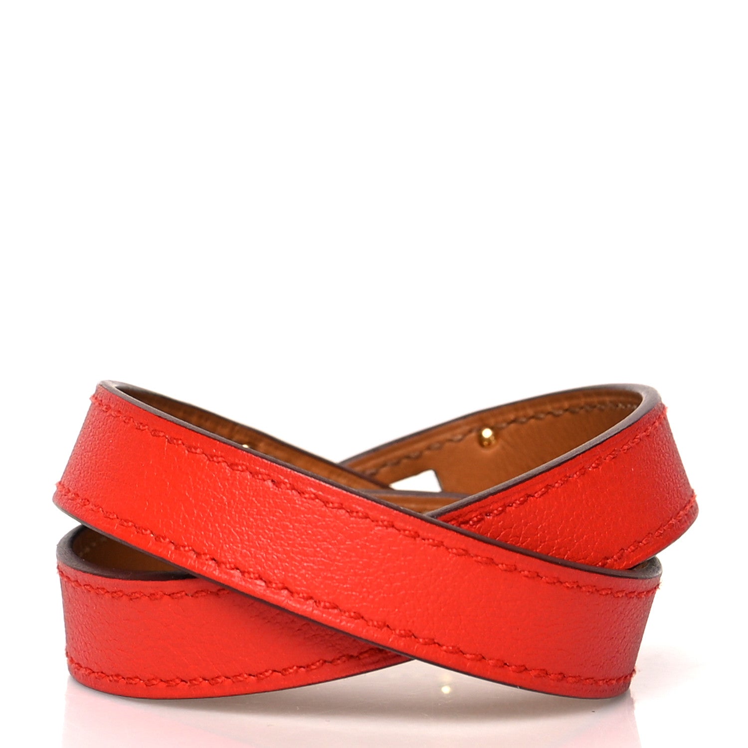 Hermes Swift Kelly Double Tour Bracelet M Capucine 3 of 6