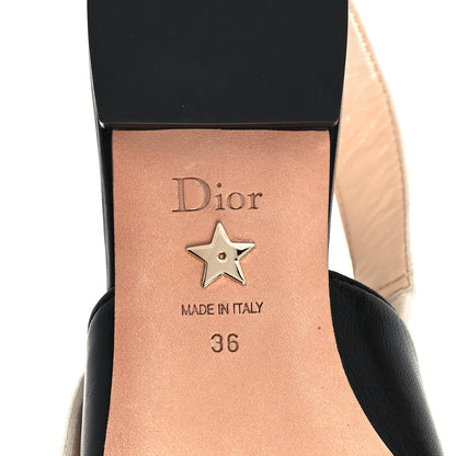 Christian Dior Lambskin Ribbon J'Adior Slingback Ballet Flats 36 Black 6 of 9