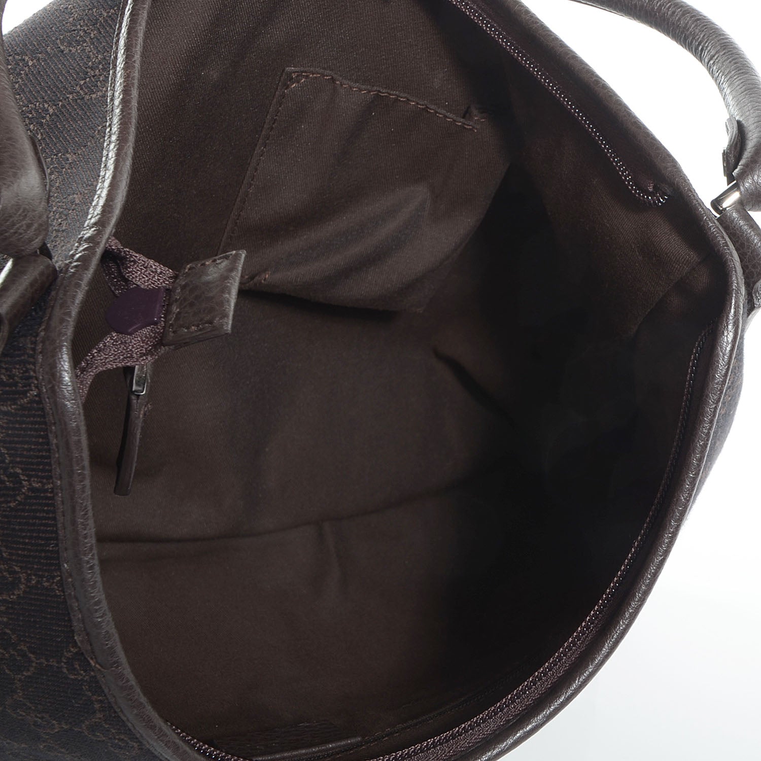 Gucci Monogram Abbey D Ring Hobo Brown 5 of 7