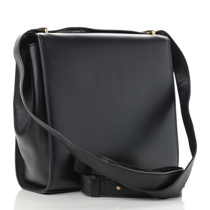 Bottega Veneta Box Calfskin Nappa Clip Bag Black 3 of 9