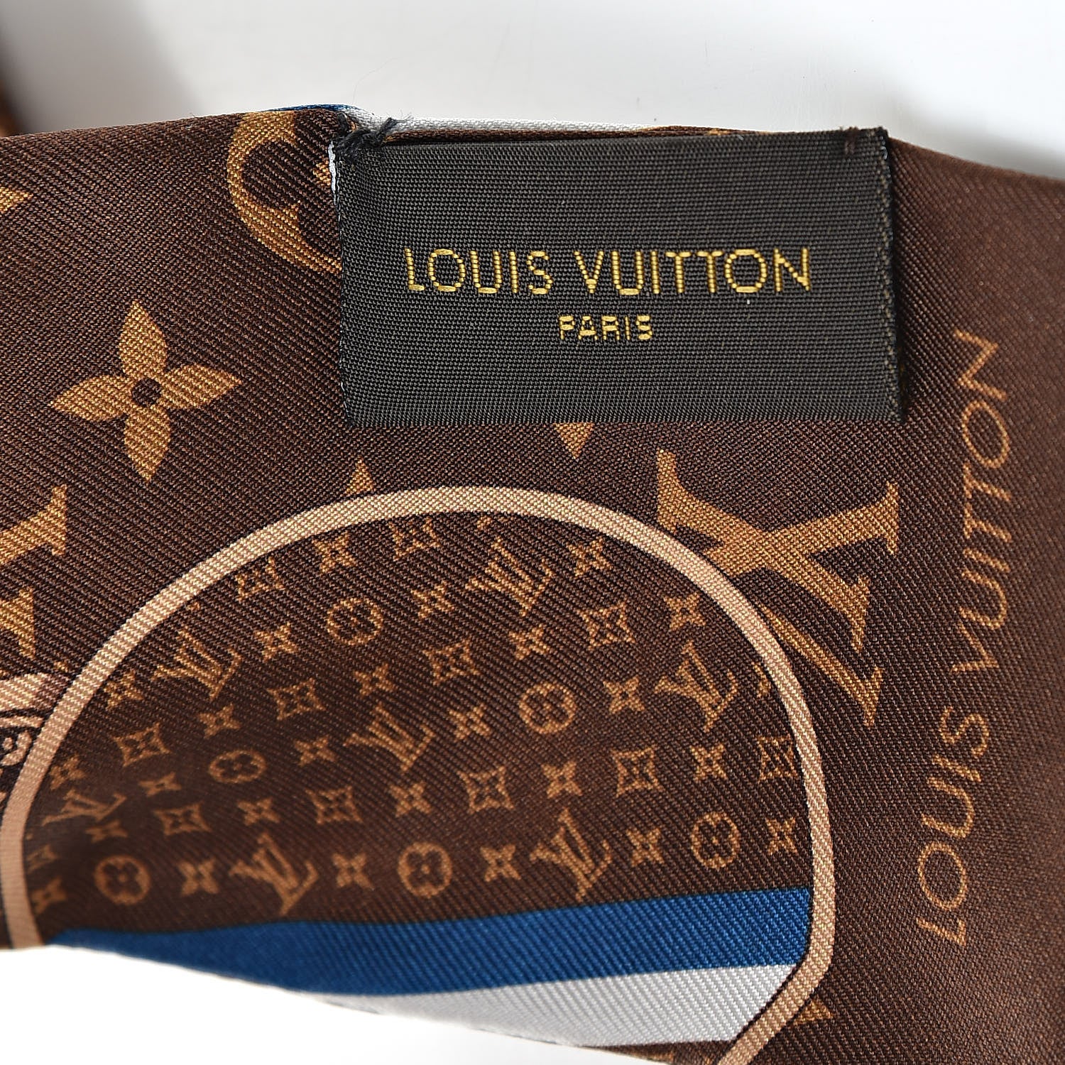 Louis Vuitton Silk Monogram Trunks Bandeau 4 of 6