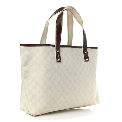 Gucci GG Plus Monogram Medium Signature Web Loop Tote White 2 of 4