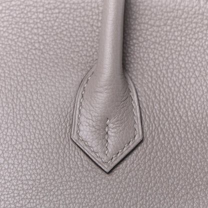 Hermes Taurillon Novillo Birkin 25 Gris Asphalte 8 of 34