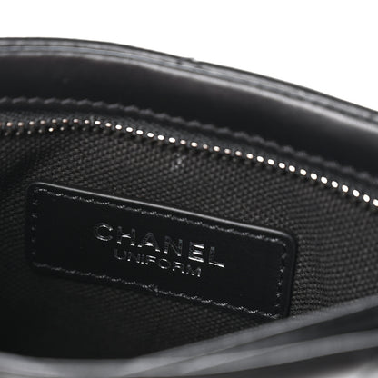 Chanel Lambskin Quilted Uniform Crossbody Bag Black 6 of 11