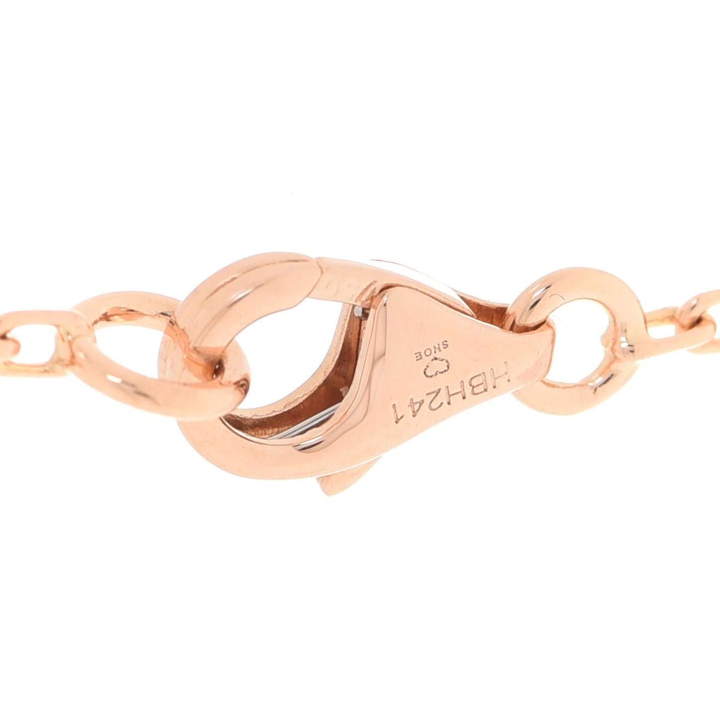 18K Pink White Yellow Gold Diamond Trinity Pendant Necklace