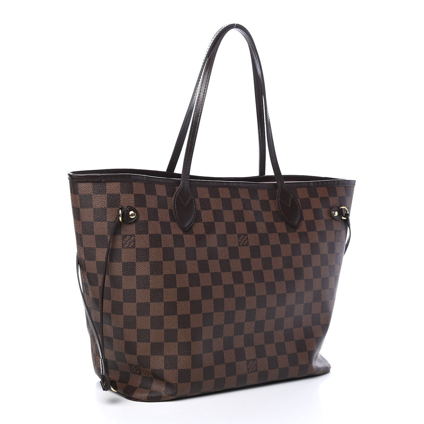 Damier Ebene Neo Neverfull MM Rose Ballerine