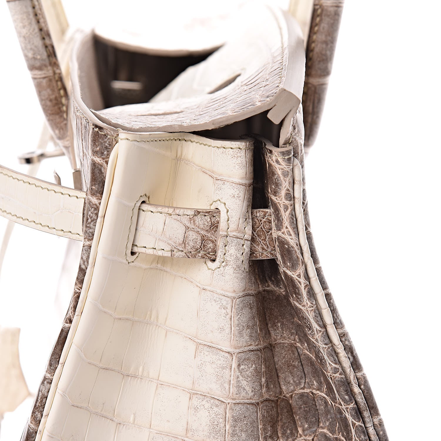 Hermes Matte Niloticus Crocodile Himalaya Birkin 30 Blanc 40 of 56