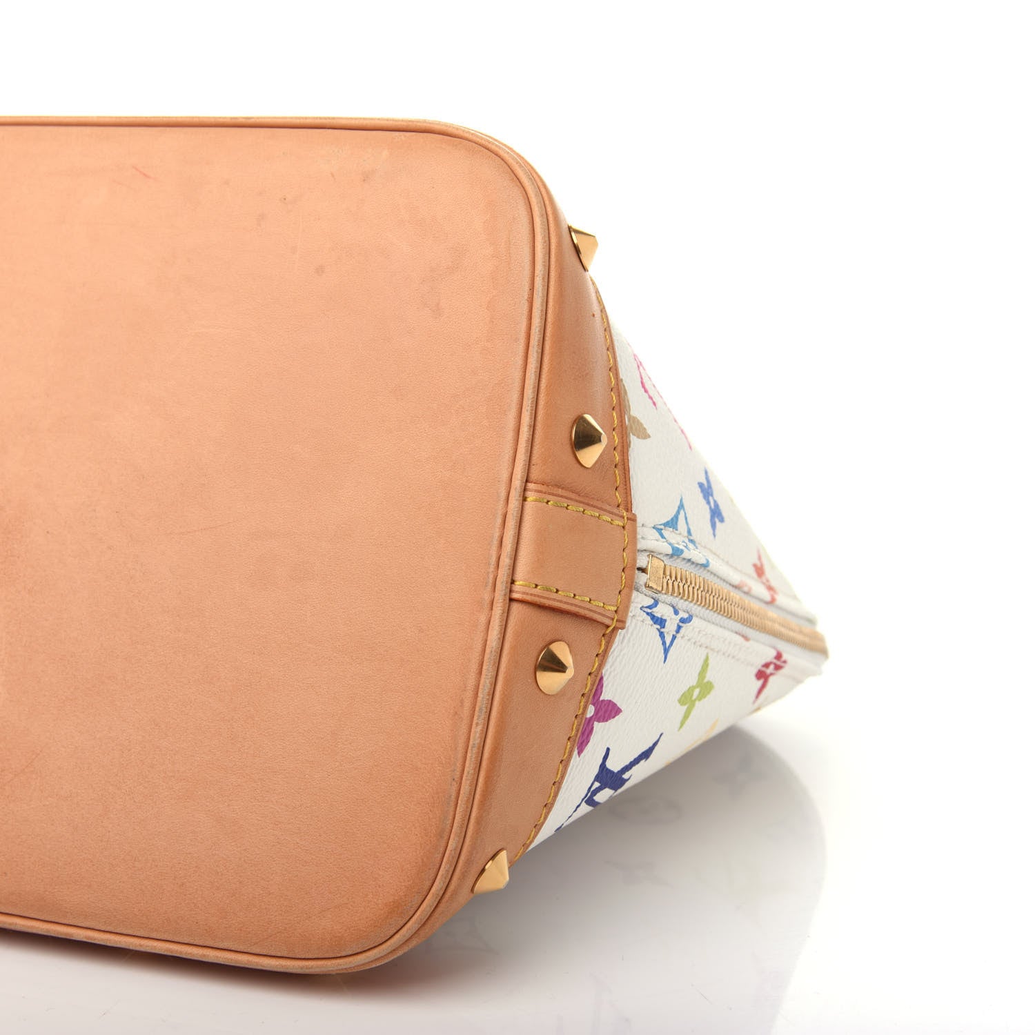 Louis Vuitton Monogram Multicolor Alma White 9 of 10