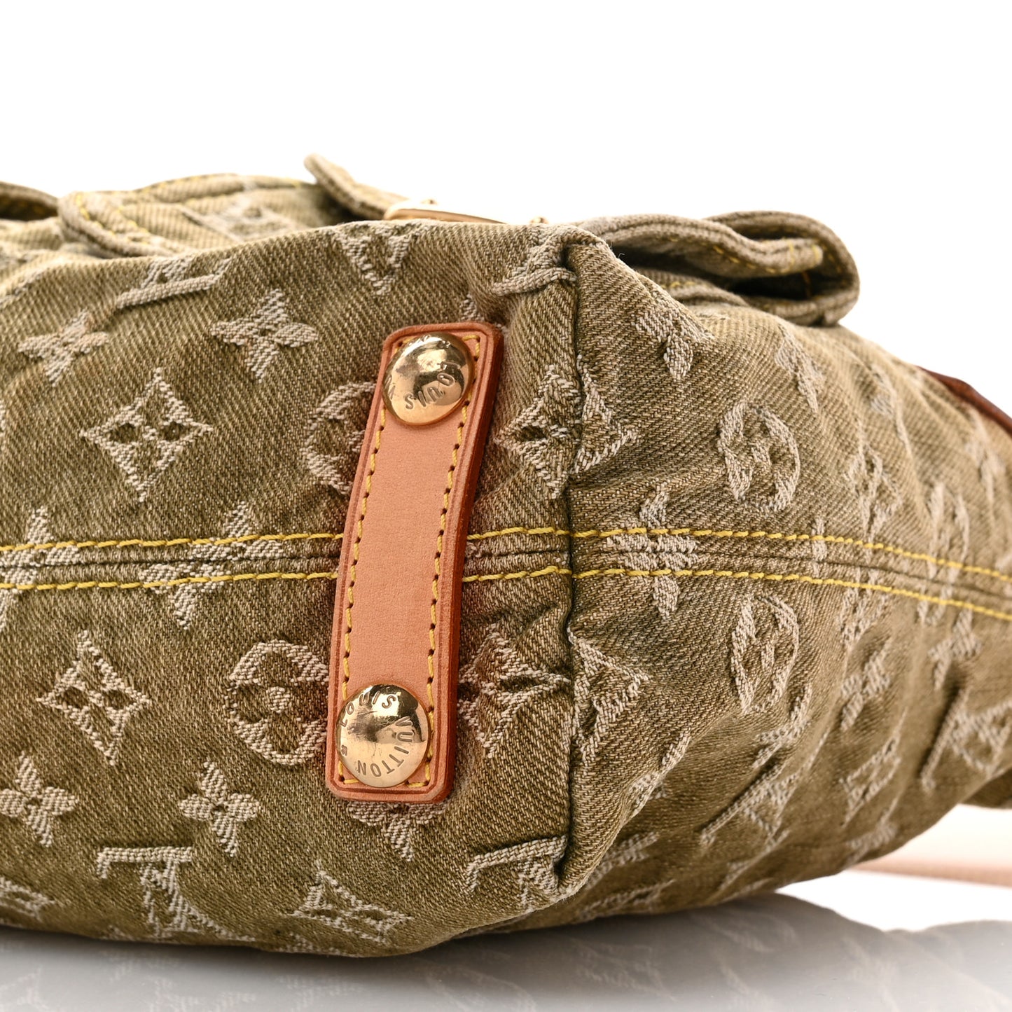 Monogram Denim Baggy PM Lichen