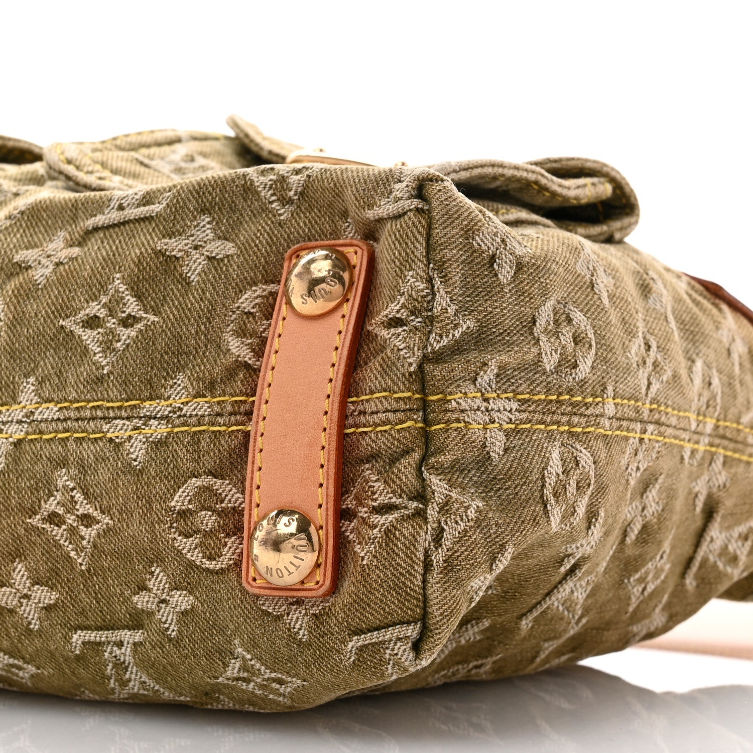Louis Vuitton Monogram Denim Baggy PM Lichen 9 of 12
