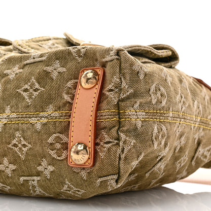 Louis Vuitton Monogram Denim Baggy PM Lichen 9 of 12