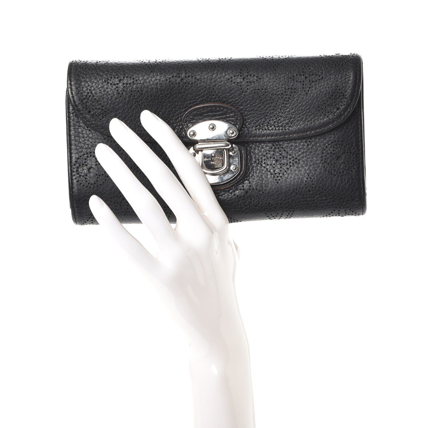 Louis Vuitton Mahina Amelia Wallet Black 2 of 9
