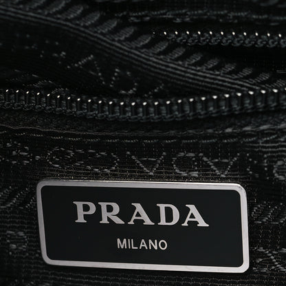 Prada Tessuto Nylon Triangle Shoulder Bag Black 6 of 10