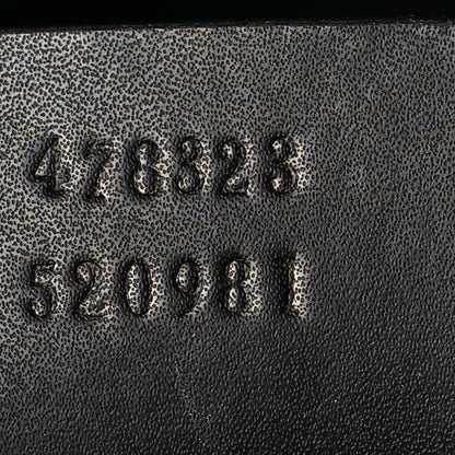 Gucci Soft GG Supreme Monogram Appia Calfskin Web Large Carry On Duffle Bag Black Grey 6 of 11