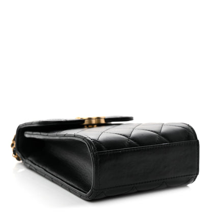 Chanel Lambskin Quilted Vertical Perfect Fit Flap With Chain Black 4 of 12