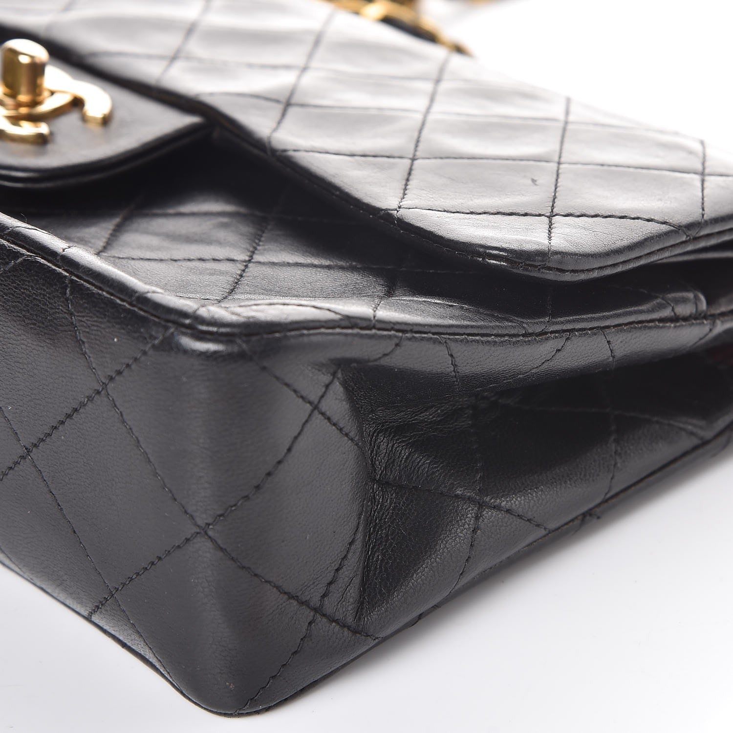 Chanel Lambskin Quilted Small Double Flap Black 14 of 14