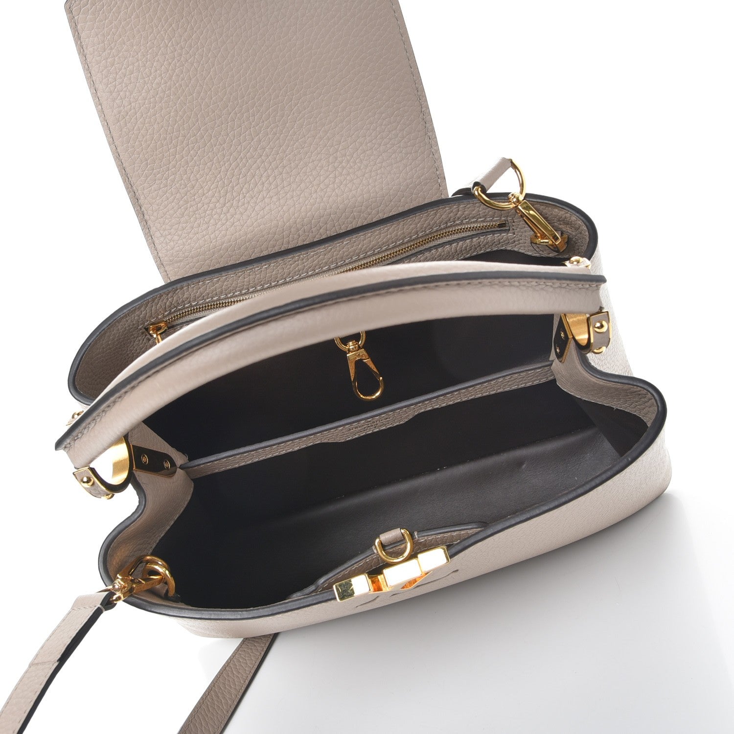 Louis Vuitton Taurillon Capucines PM Galet 6 of 8