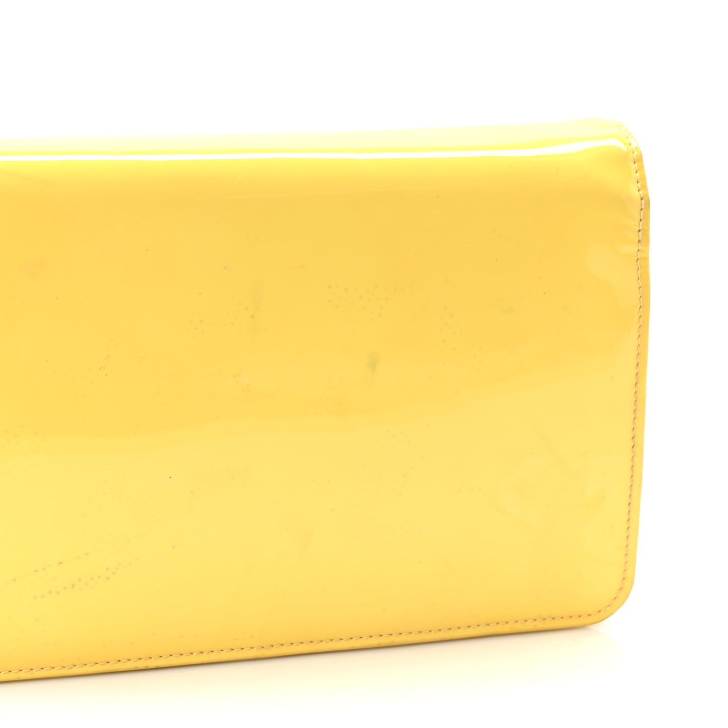 Patent CC Compact Wallet on Chain WOC Yellow