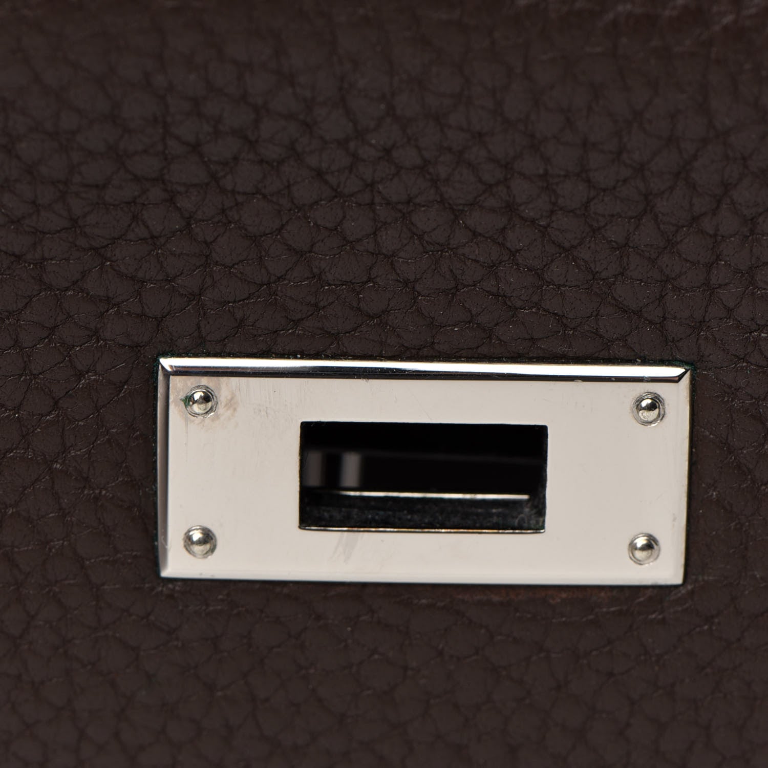 Hermes Taurillon Clemence Kelly Retourne 35 Chocolate 25 of 37