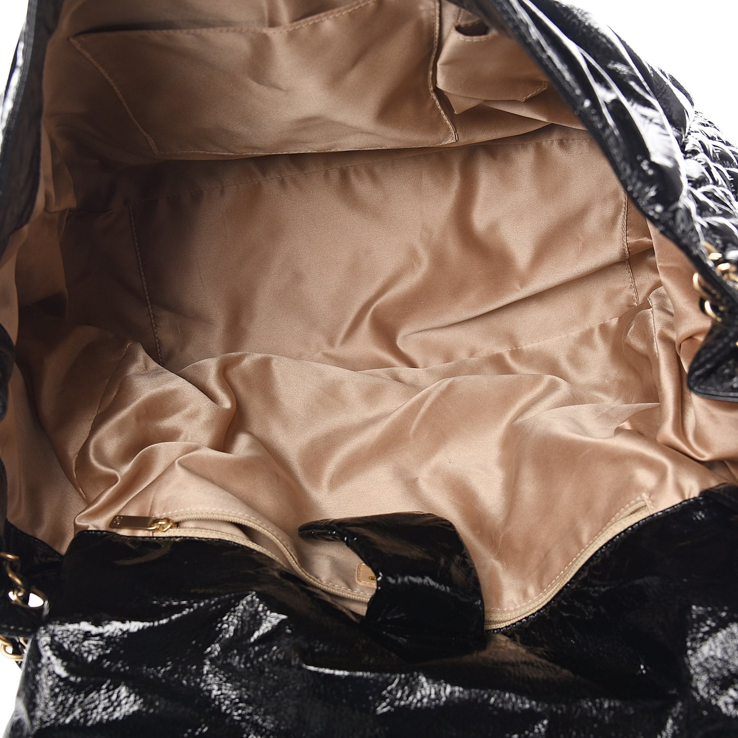 Vinyl XL Rock and Chain Flap Black