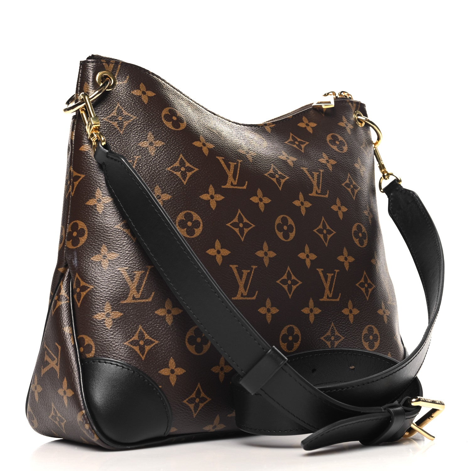 Louis Vuitton Monogram Odeon MM Black 3 of 9