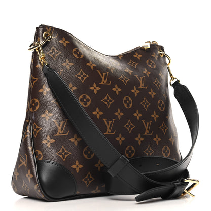 Louis Vuitton Monogram Odeon MM Black 3 of 9
