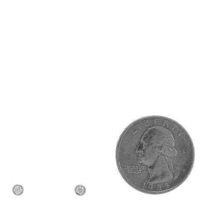 Tiffany Platinum Diamond .10ctw Elsa Peretti Diamonds By The Yard Earrings 2 of 4