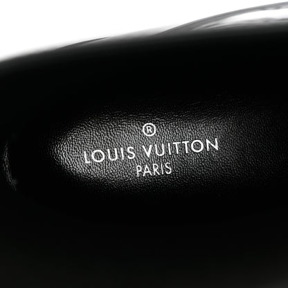 Louis Vuitton Rubber Embossed Monogram Splash Rain Short Boots 41 Black 6 of 12