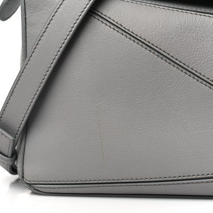 Loewe Calfskin Small Puzzle Bag Pearl Grey 10 of 10