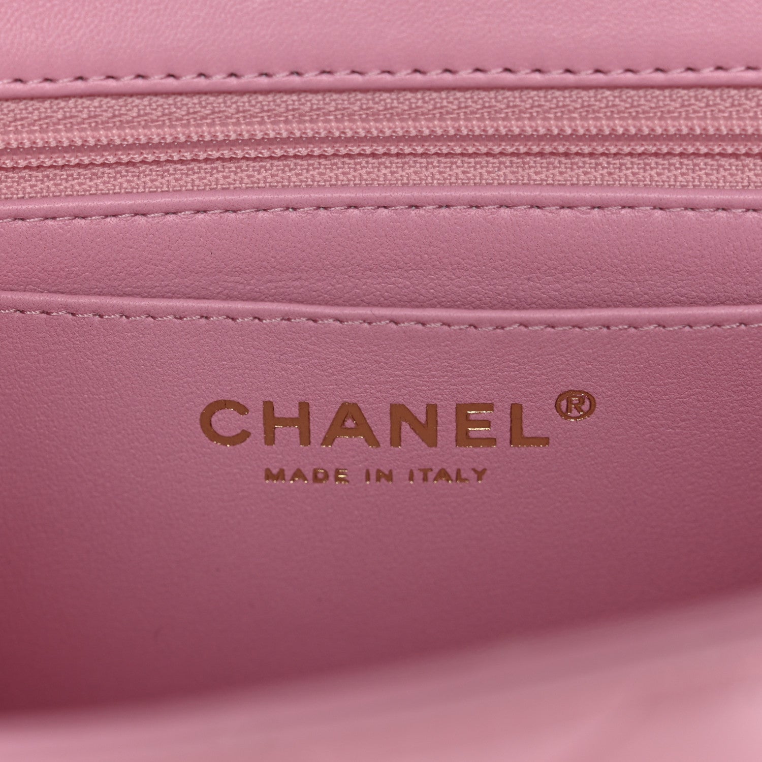Chanel Lambskin Quilted Mini Top Handle Rectangular Flap Pink 6 of 10