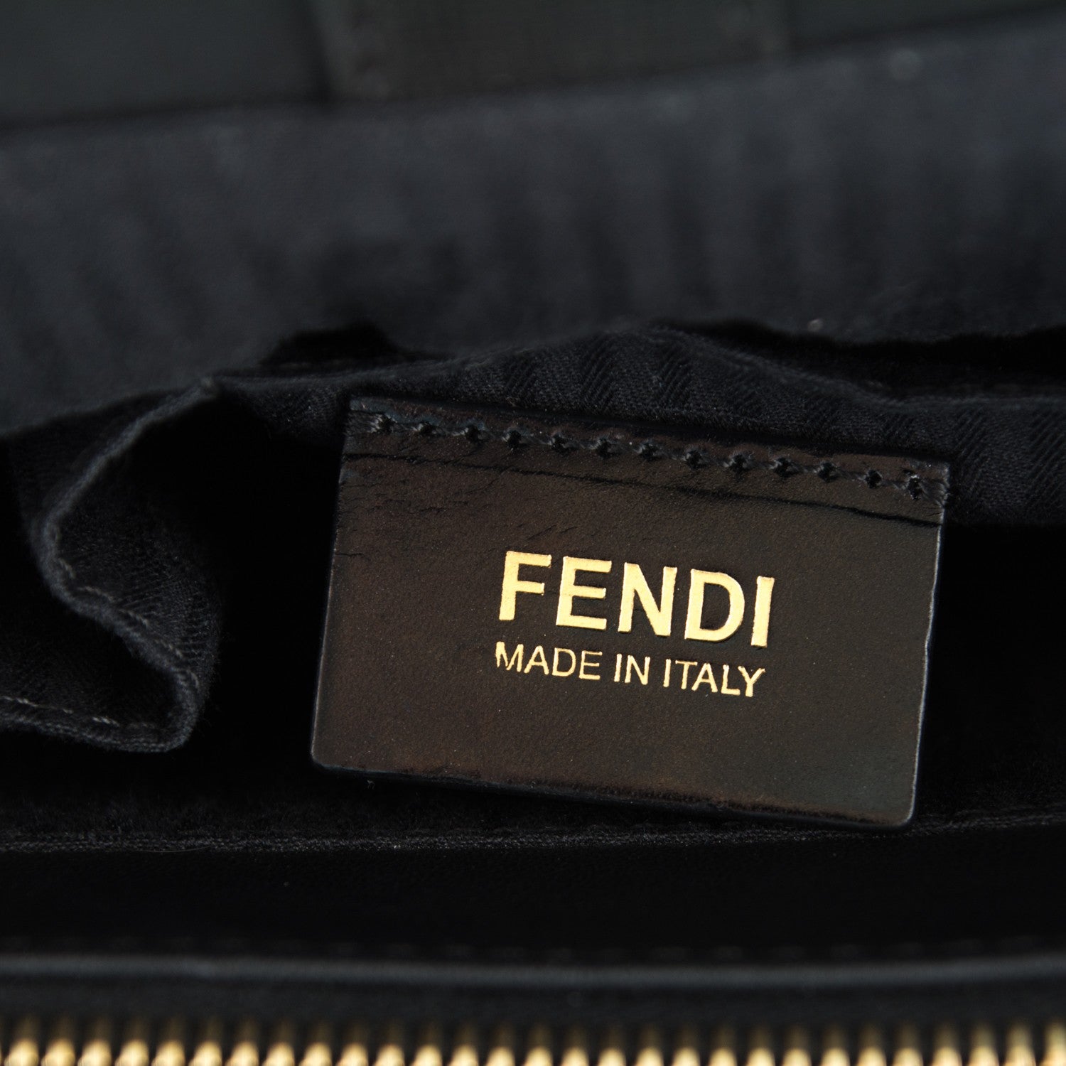 Fendi Vitello Elite Regular 2Jours Tote Black 6 of 9