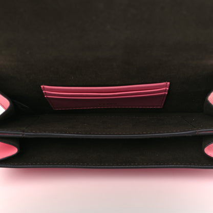 Fendi Vitello King Mini Flat Baguette Pink 5 of 11