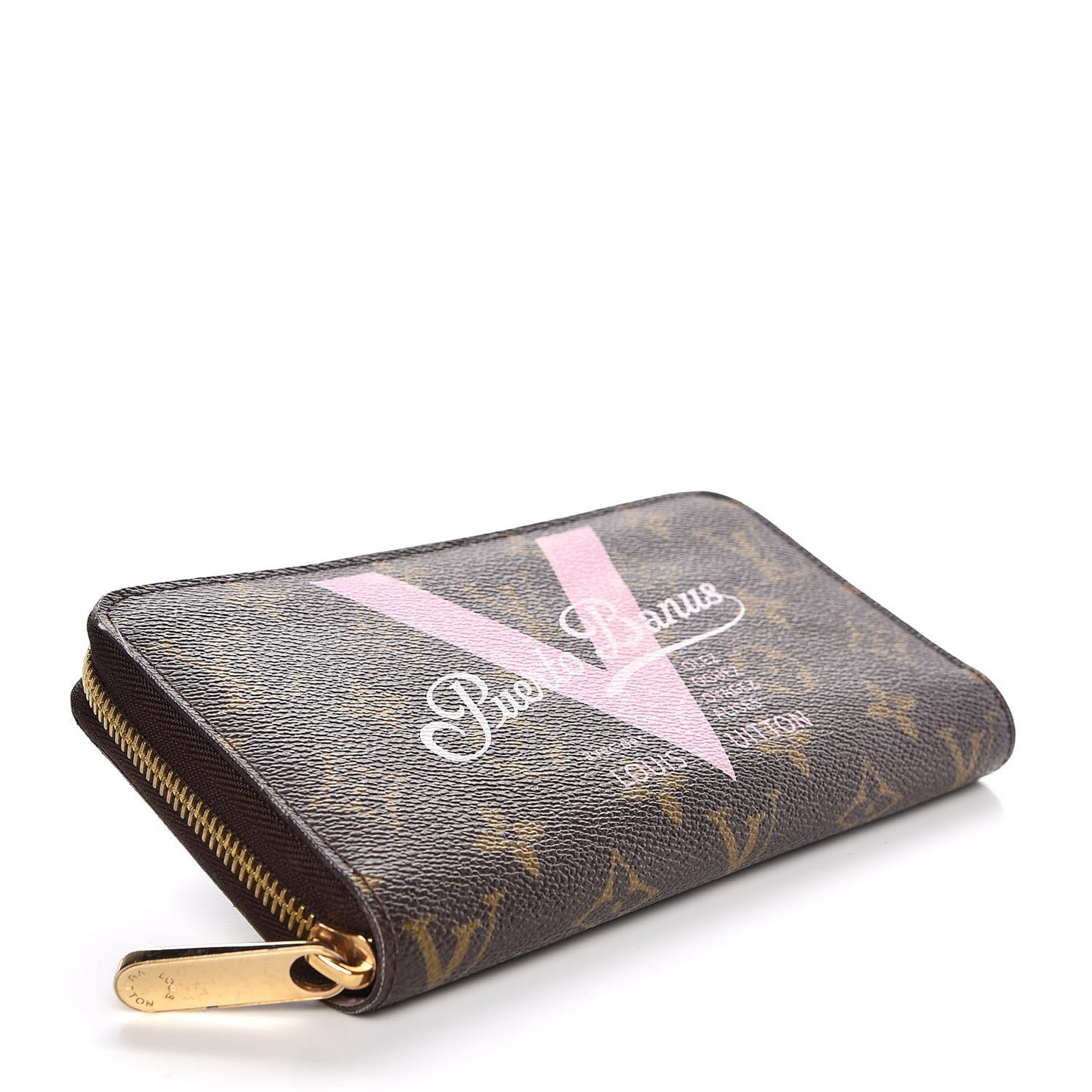Monogram Puerto Banus V Zippy Wallet Rose Ballerine
